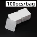 100 Pcs Non-Woven Nail Wipes – Lint-Free Polish Remover Pads Nail Remover Wipes Axl WHITE-100pcs