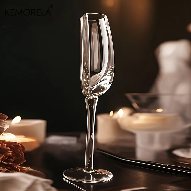 KEMORELA Semi-Circular Novelty Wine & Champagne Glasses Novelty Wine Glasses Axl