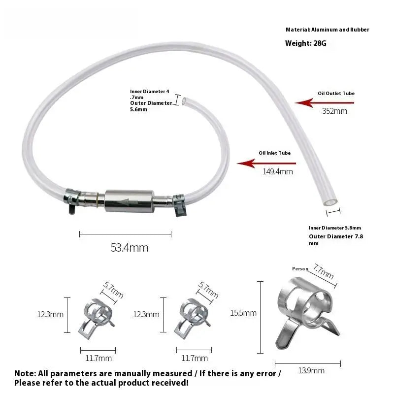 Motorcycle Brake Bleeder Kit – Hydraulic Clutch Fluid Hose Brake Bleeder Kit Axl Onesize