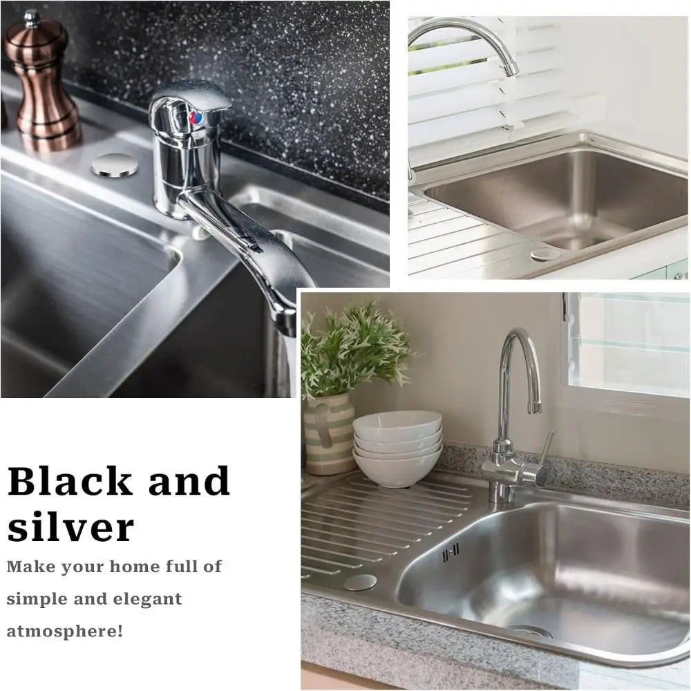 Stainless Steel Sink Hole Cover – Tap Blanking Plug 51mm Sink Hole Cover Axl