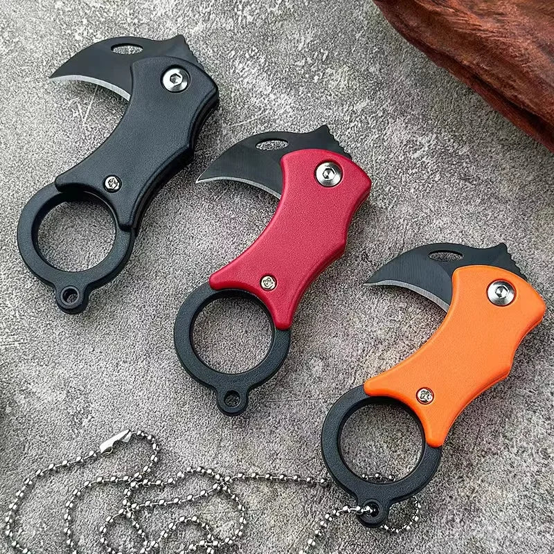 Mini Fox Folding Pocket Knife – EDC Keychain Blade Folding Pocket Knife Axl