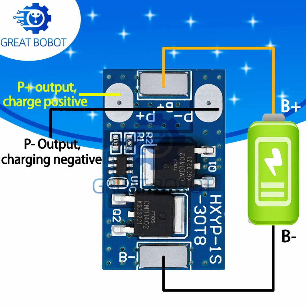 LiFePO4 BMS 1S 3.2V 7A Charging Board | Short Circuit Protection Battery Protection Board Axl Default Title