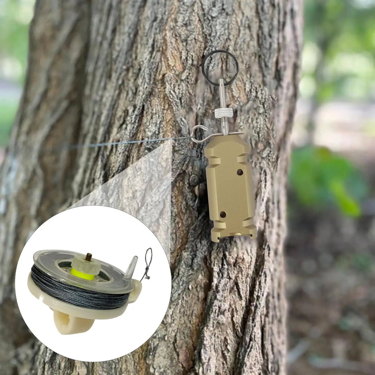 Reusable Trip Wire Alarm Cord – 82ft High-Strength Outdoor Tripline Outdoor Trip Wire Axl