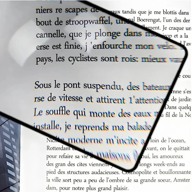 Full Page Sheet Magnifier – Large Reading Magnifying Lens Reading Magnifier Axl