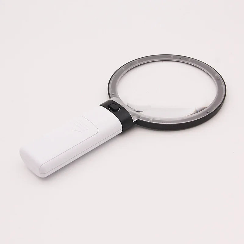 10X 30X LED Magnifying Glass – 110mm Large Lighted Magnifier LED Magnifying Glass Axl