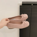 Women's Butterfly-Knot Mary Jane Ballet Flats Slip-On Ballet Flats Axl Pink 35