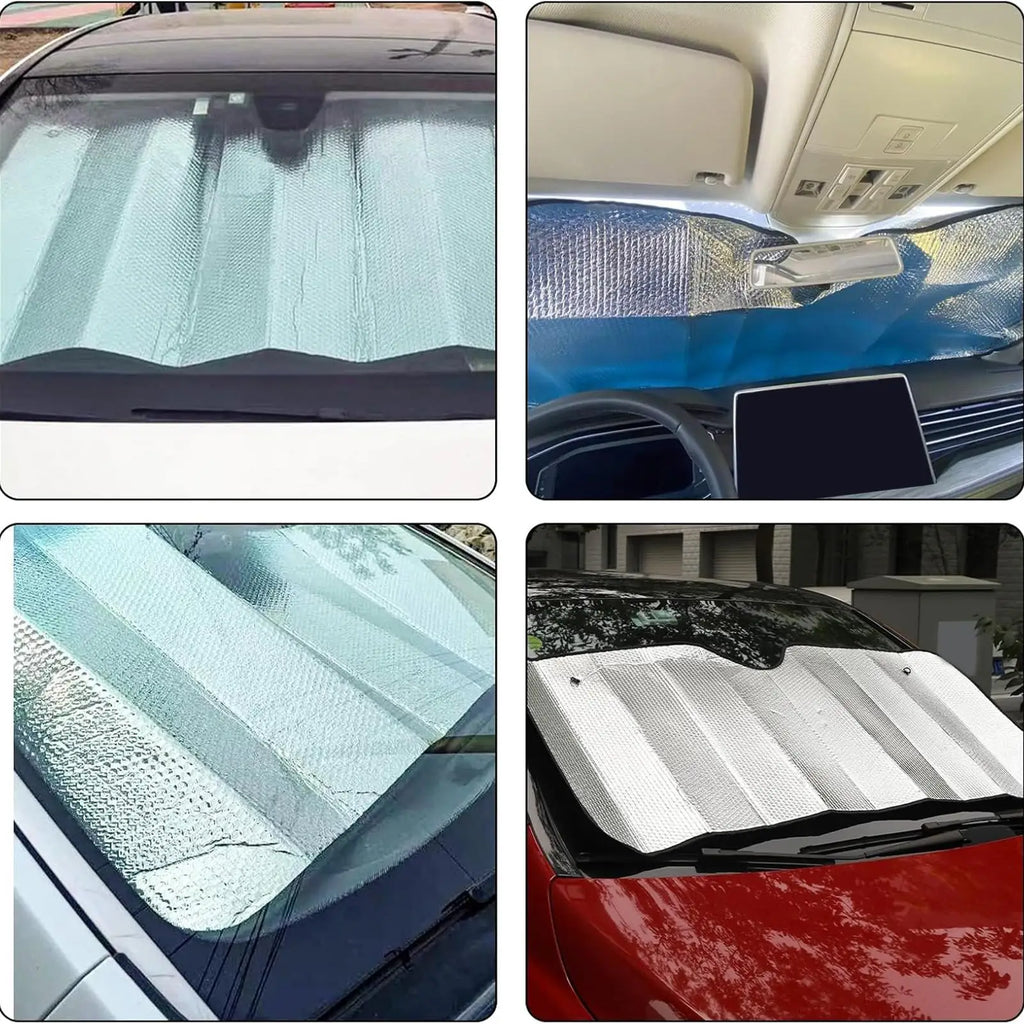 Foldable Car Windshield Sun Shade – UV & Heat Shield Windshield Sun Shade Axl