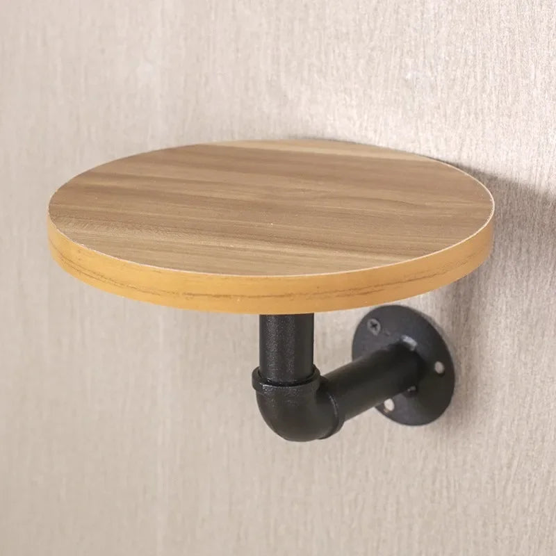 Industrial Iron Wall Bracket – Retro Pipe Shelf Support Wall Shelf Bracket Axl