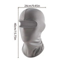 Ice Silk Full Face Mask – UV & Wind Shield for Cycling Cycling Face Mask Axl Gray
