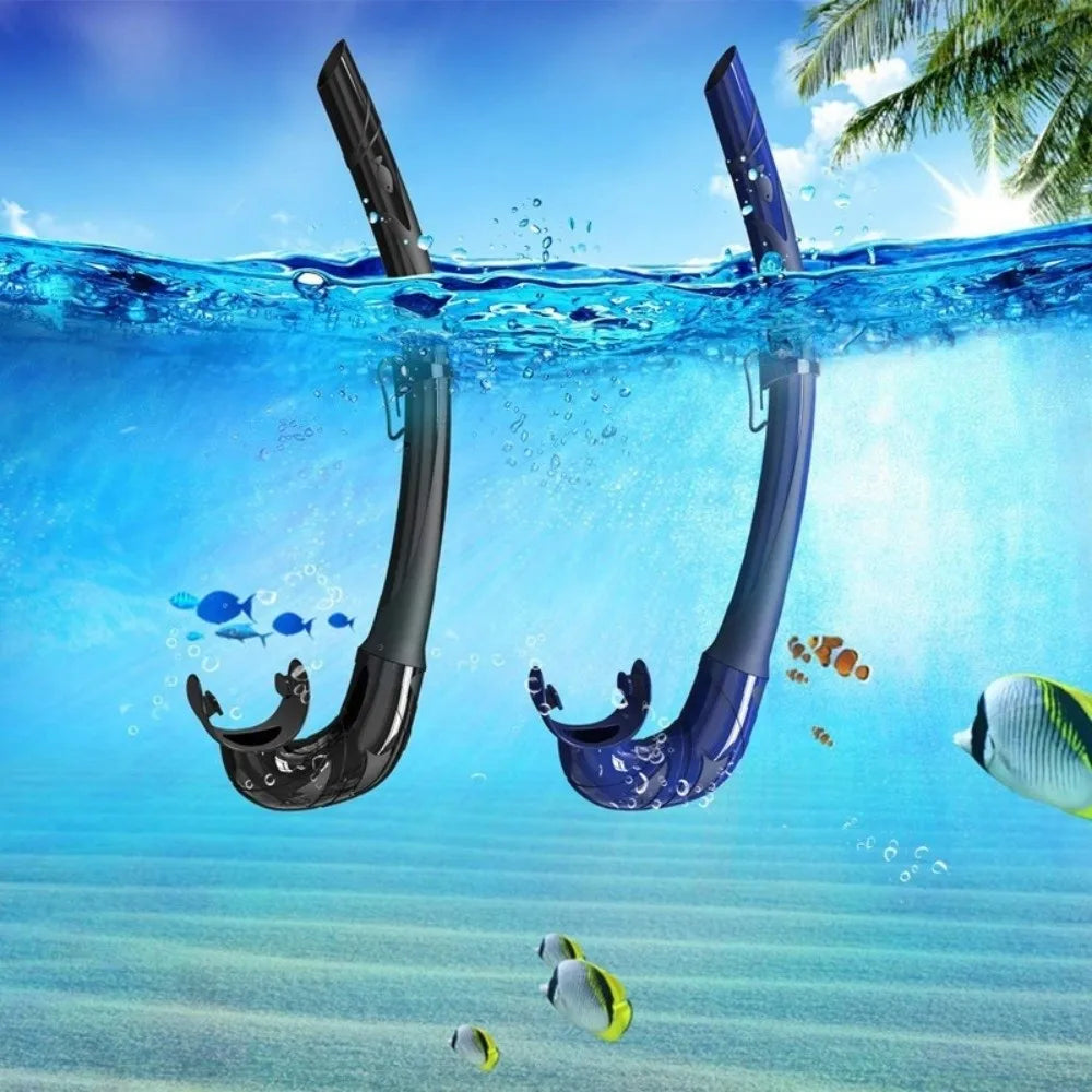 Soft Silicone Diving Snorkel – Arc-Bite Freediving Snorkel Diving Snorkel Axl