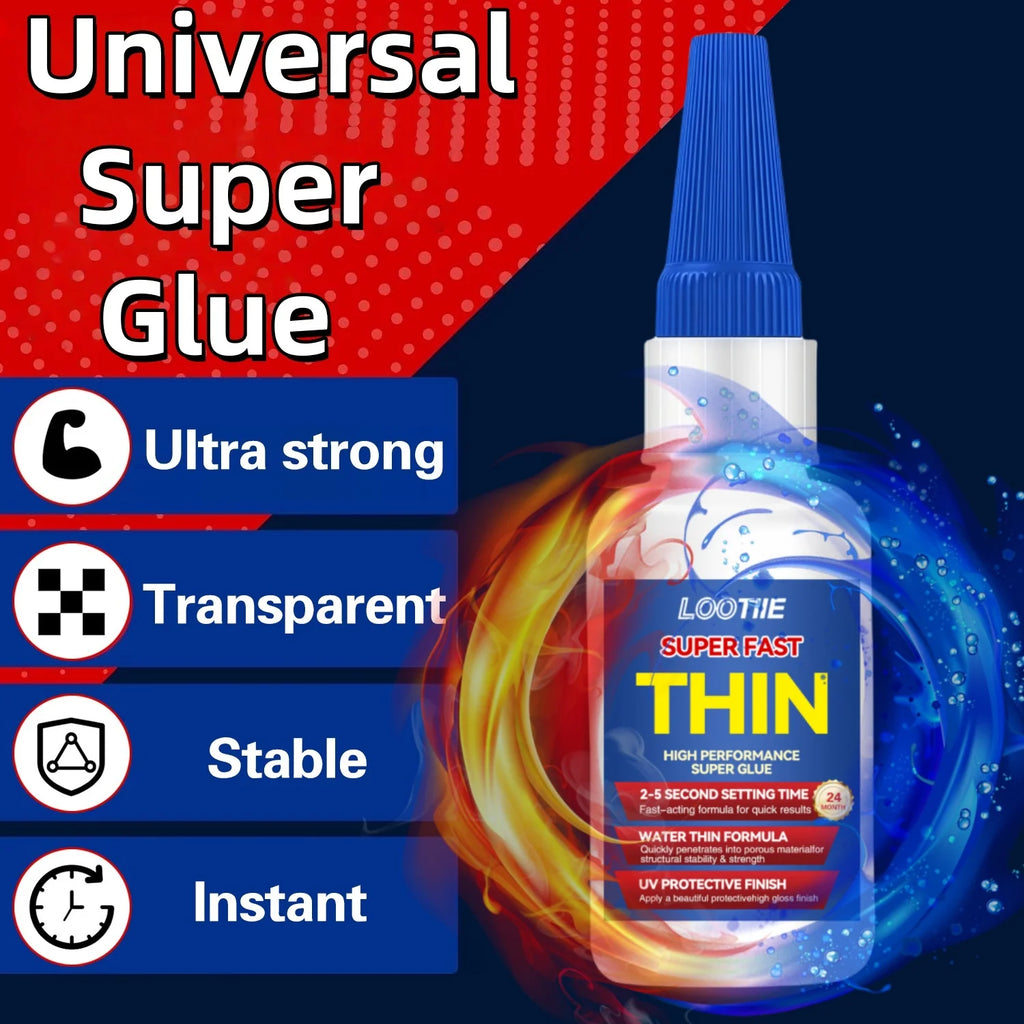 50g Multi-Purpose Super Glue – Clear Instant Bond Adhesive Super Glue Adhesive Axl