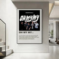 OneRepublic Band HD Wall Poster – Waterproof Sticky Decor Music Band Poster Axl White1 21X30cmNoframe