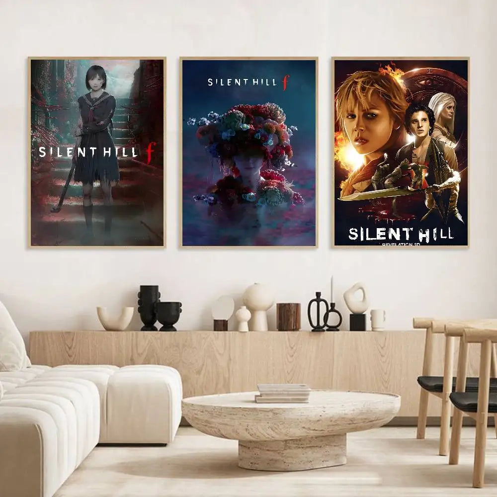 Silent Hill 3 Game Poster – HD Self-Adhesive Waterproof Wall Art Wall Art Poster Axl