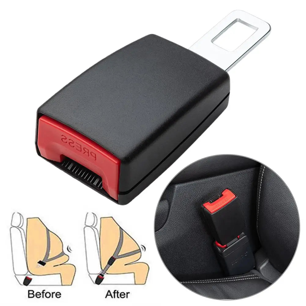 Car Seat Belt Buckle Extender – Universal ABS & Metal Clip Seat Belt Extender Axl