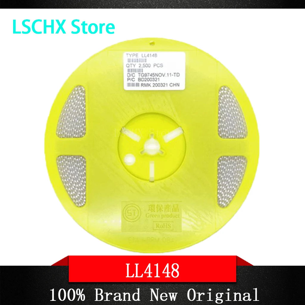 2500 PCS LL4148 LL-34 SMD 1N4148 High-Speed Switching Diodes SMD Switching Diodes Axl LL4148