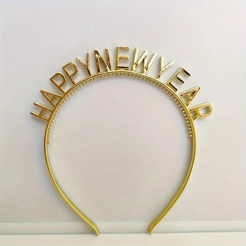 Happy New Year Headbands – Festive Party Accessories for Women Party Headband Axl