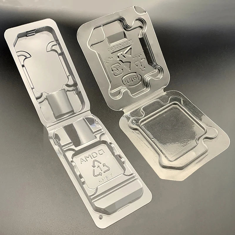 10-Pack CPU Clamshell Tray Case for AMD AM2 AM3 FM1 FM2 CPU Tray Case Axl