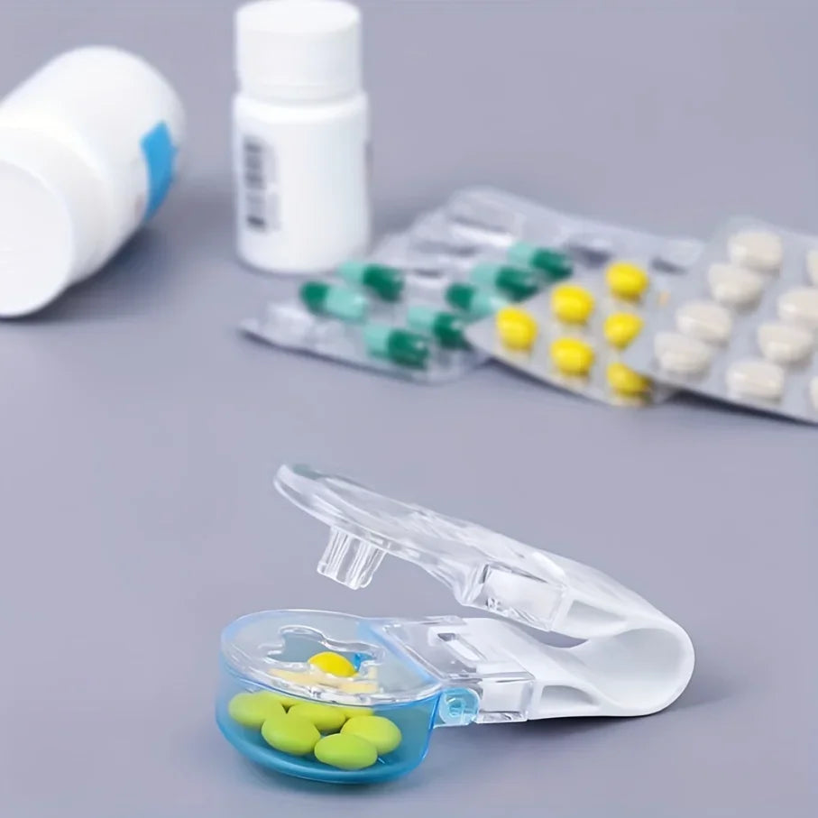 Portable Pill Crusher & Medicine Storage Box | Travel Organizer Pill Crusher Organizer Axl