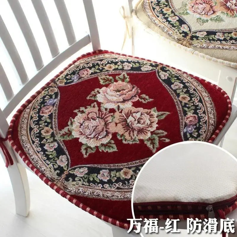 European Thick Dining Chair Cushion – Anti-Slip Soft Seat Pad Chair Seat Cushion Axl