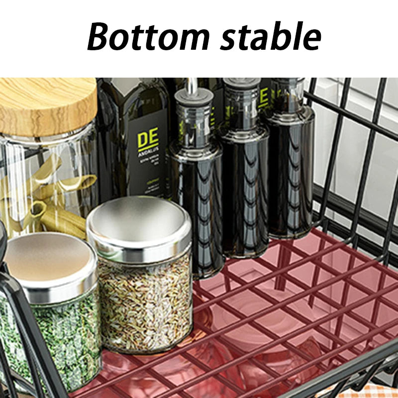 Nordic Metal Kitchen Storage Rack – 3/4/5 Tier Organizer Kitchen Storage Rack Axl