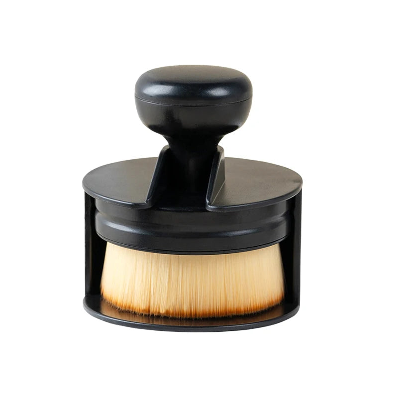 Tire Shine Applicator Brush with Stand | Auto Detailing Car Detailing Brush Axl Brown