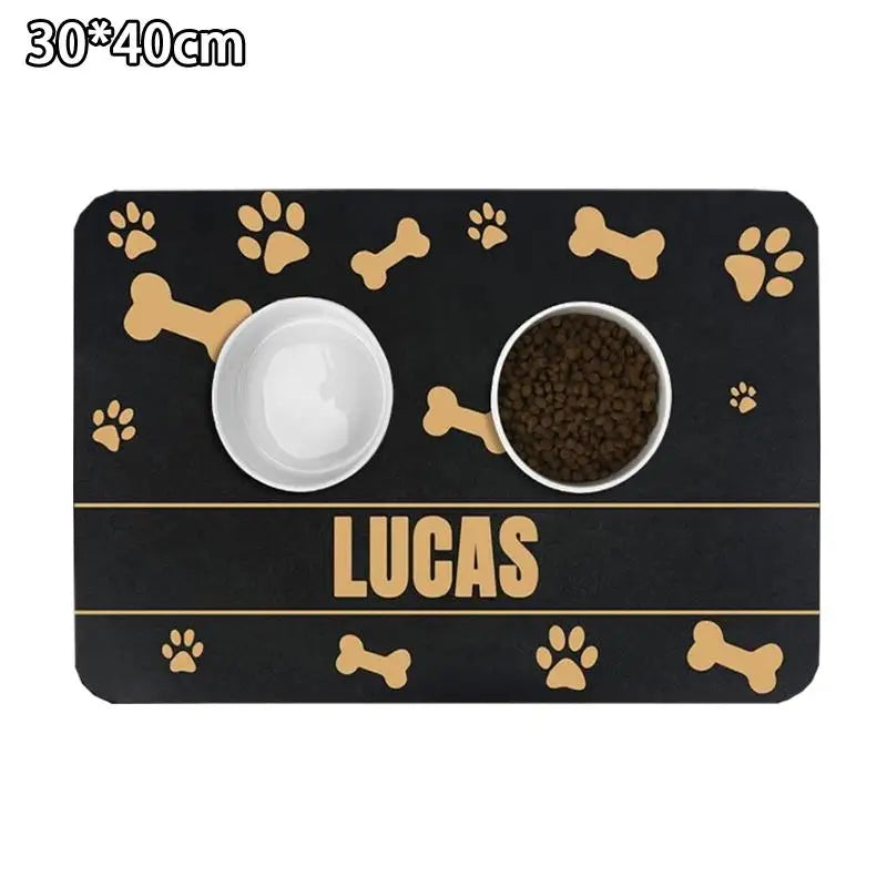 Diatomaceous Earth Pet Placemat – Non-Slip Quick-Dry Food Mat Pet Feeding Mat Axl D2