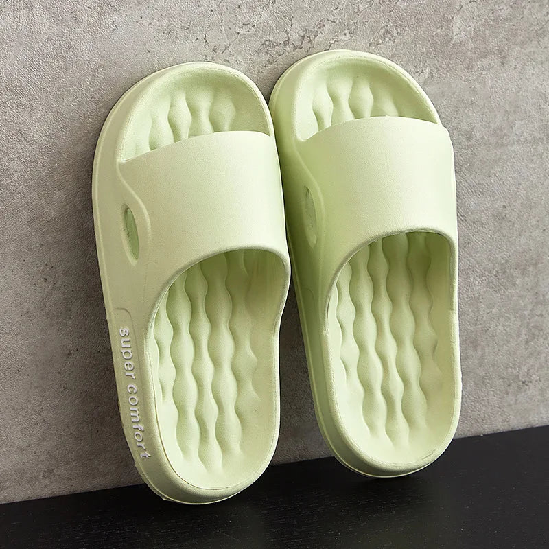 Men's Lightweight EVA Slides – Comfortable Indoor Slippers EVA Slides Slippers Axl green 44-45