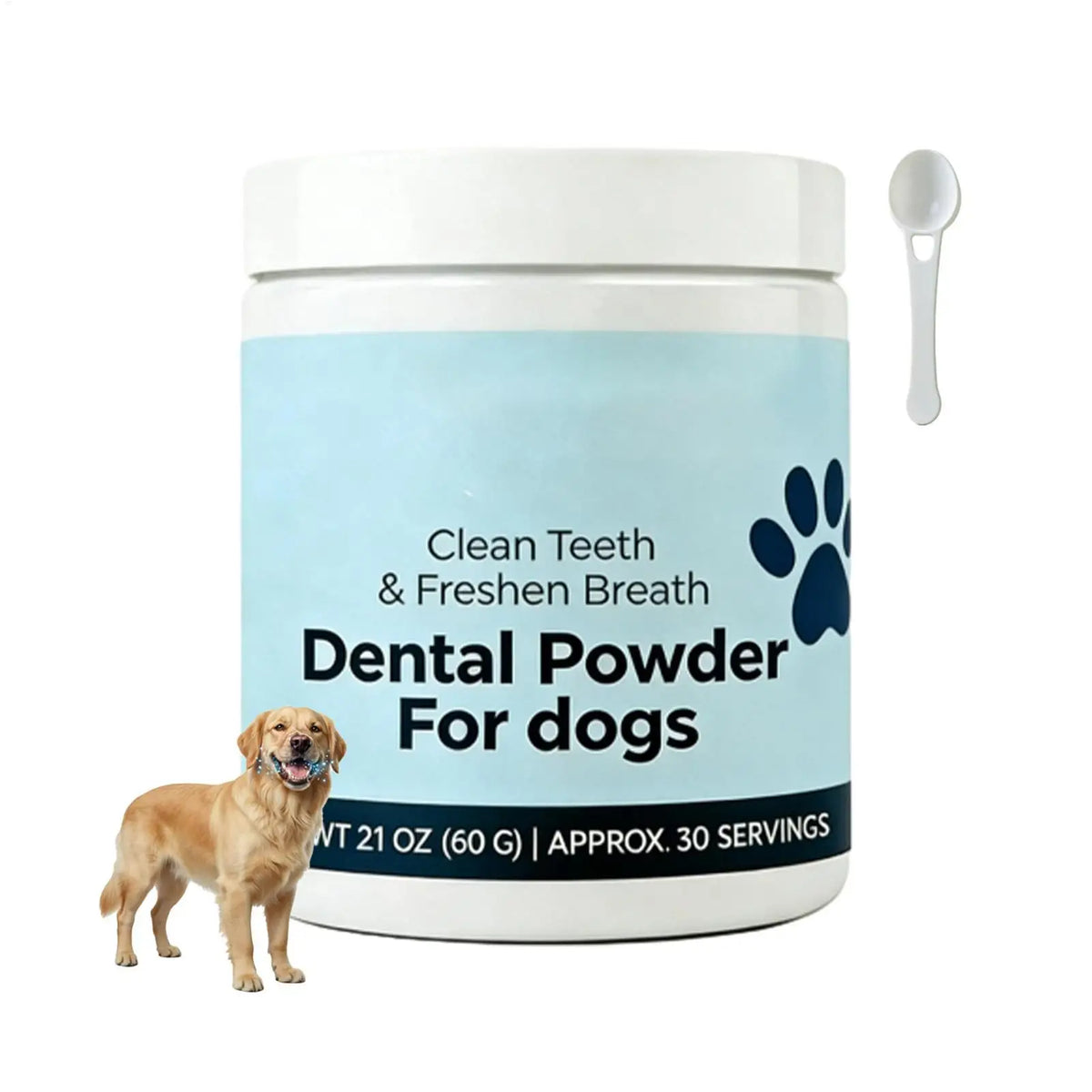 Natural Dog Tooth Powder 60g – Dental & Breath Care for Dogs Dog Dental Powder Axl Default Title