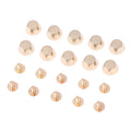 10-Set Metal Bag Feet Bottom Rivets – DIY Leather Stud Protectors Leather Craft Hardware Axl A1