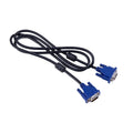VGA Male to Male Cable with Magnetic Ring | Monitor & Projector VGA Video Cable Axl black-1pcs 1.5m