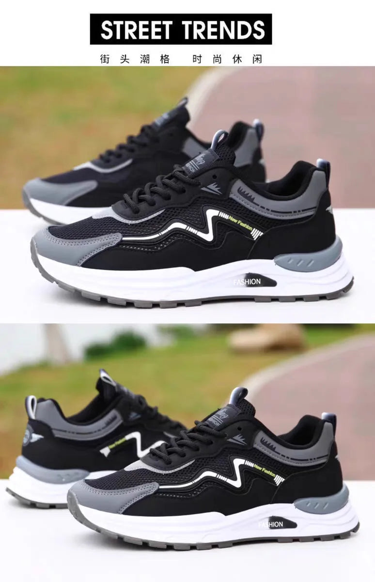 Men's Height Increasing Canvas Sneakers | Breathable Casual Shoes Men's Casual Sneakers Axl