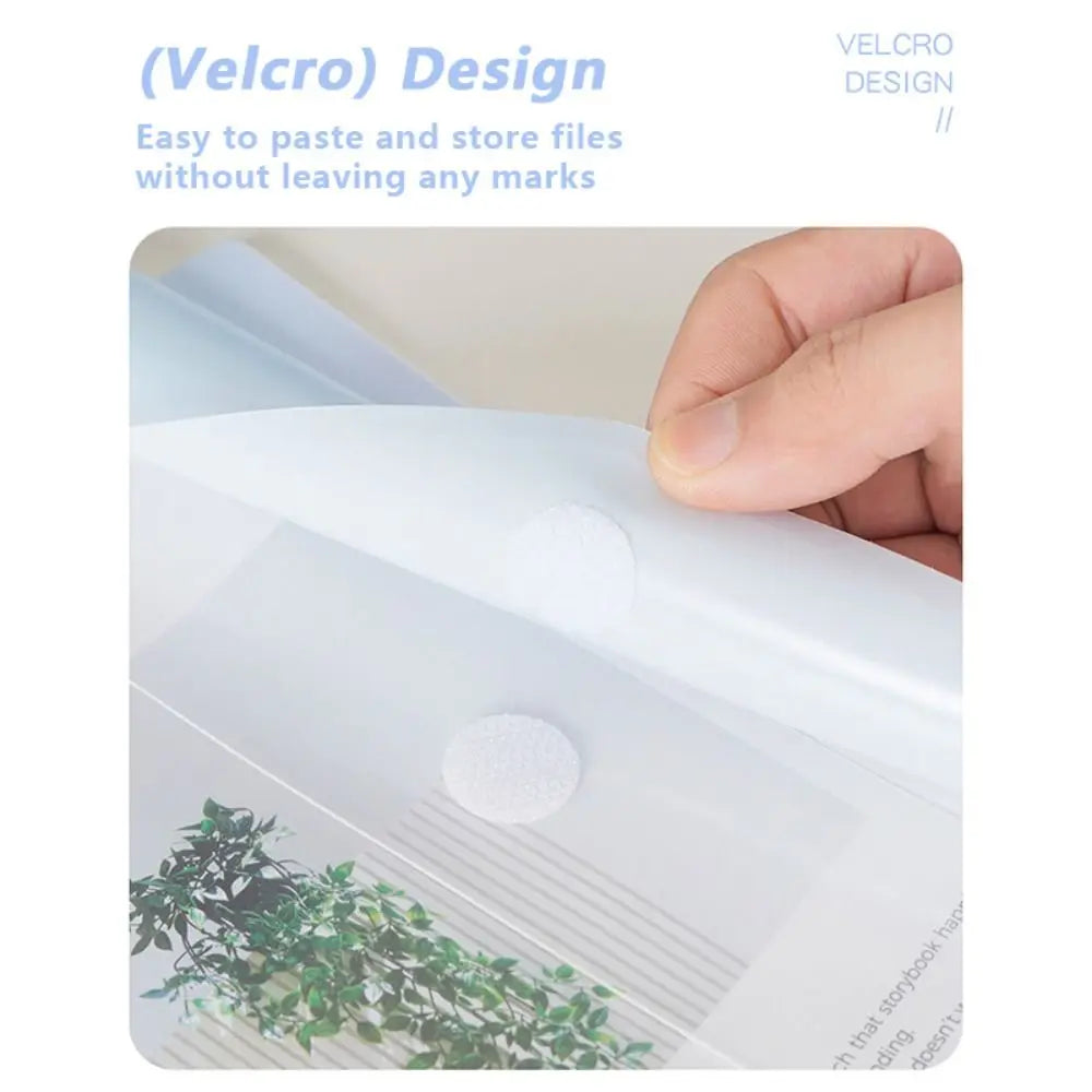 A4 Loose Leaf File Folder | Transparent Exam Paper Storage Bag File Folder Axl