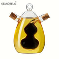 KEMORELA 2-in-1 Glass Oil & Vinegar Dispenser Bottle 350ml Oil & Vinegar Dispenser Axl 1PCS