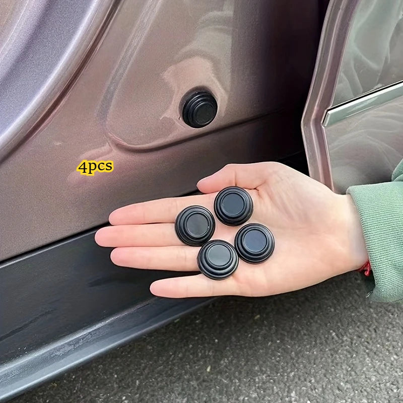 4-Pack Car Door Soundproof Pads – EPDM Self-Adhesive Insulation Car Door Insulation Axl black
