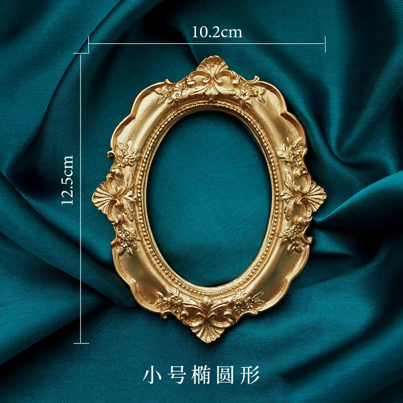 Golden Retro Resin Photo Frame – Nail Art & Photography Props Photography Prop Frame Axl