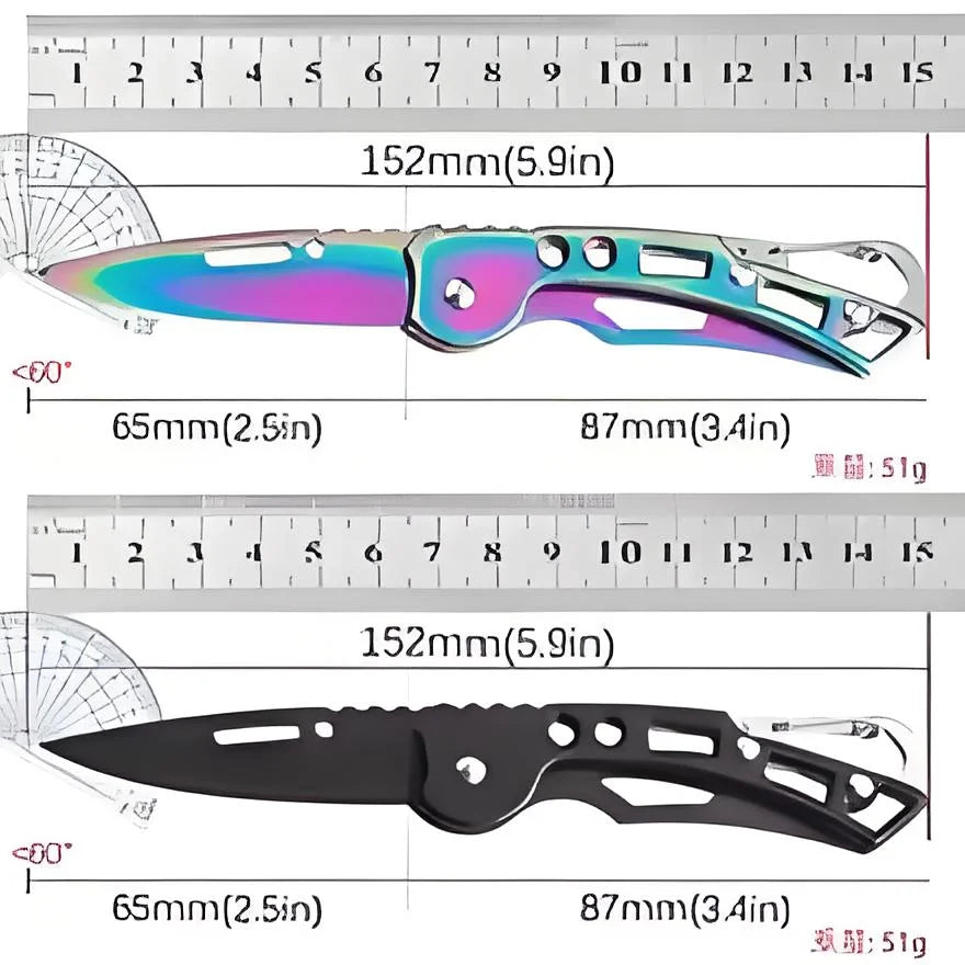 Portable Folding Pocket Knife – Stainless Steel Camping & EDC Folding Pocket Knife Axl