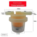 Universal Inline Fuel Filter with Magnet – Car, Motorcycle & ATV Inline Fuel Filter Axl one size