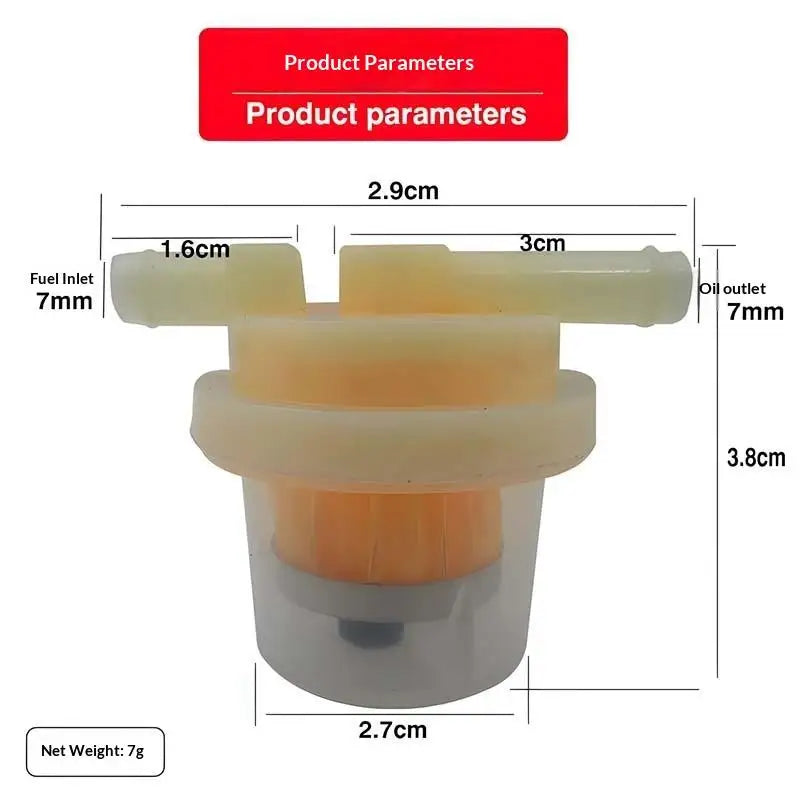 Universal Inline Fuel Filter with Magnet – Car, Motorcycle & ATV Inline Fuel Filter Axl one size