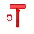 Reading Tracker Strips & Finger Guide Rulers with Bookmark Reading Aid Strips Axl Red