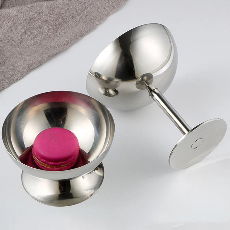 Stainless Steel Goblet Cup – Ice Cream & Dessert Serving Bowl Dessert Serving Cup Axl