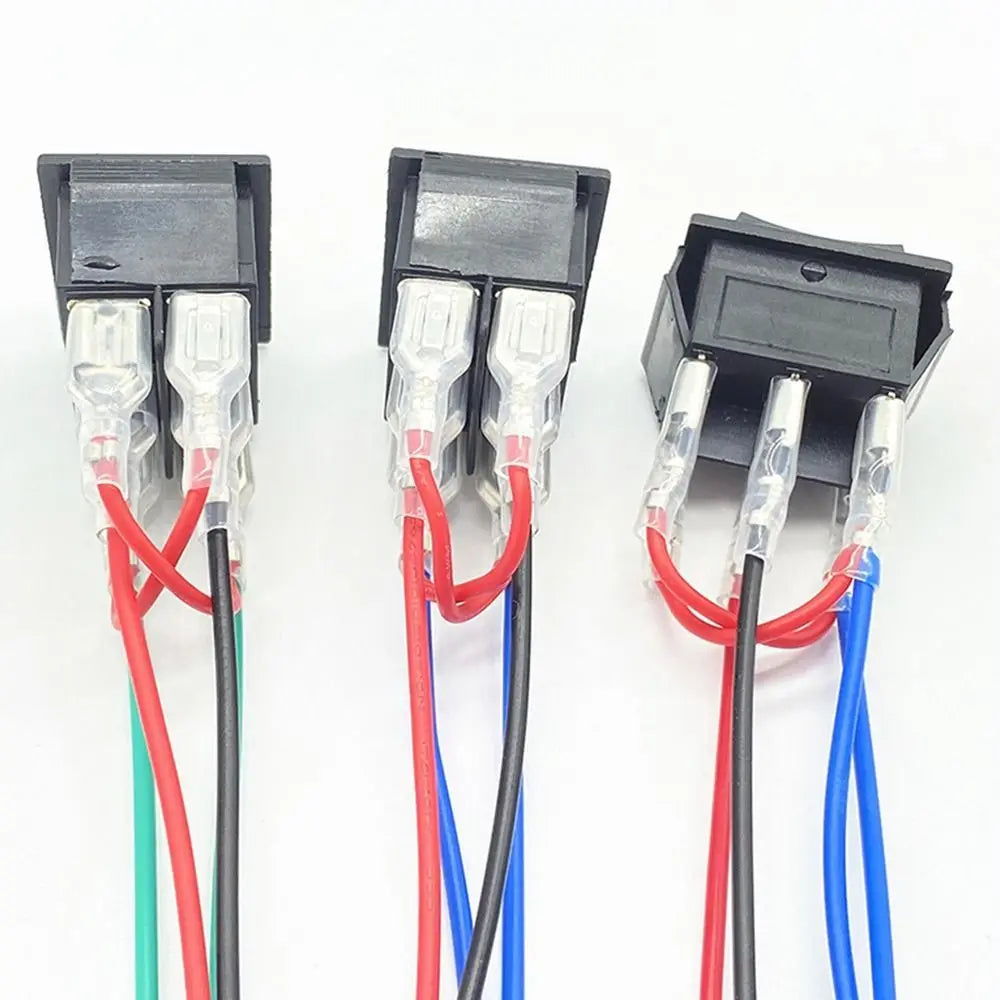 220V 10A DPDT Momentary Polarity Reversing Rocker Switch 6 Pin Rocker Toggle Switch Axl