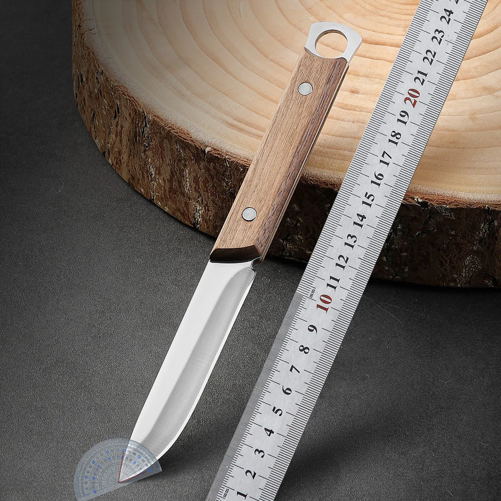 SHENJIU Hand-Forged Boning Knife – Stainless Steel & Wood Handle Boning Kitchen Knife Axl