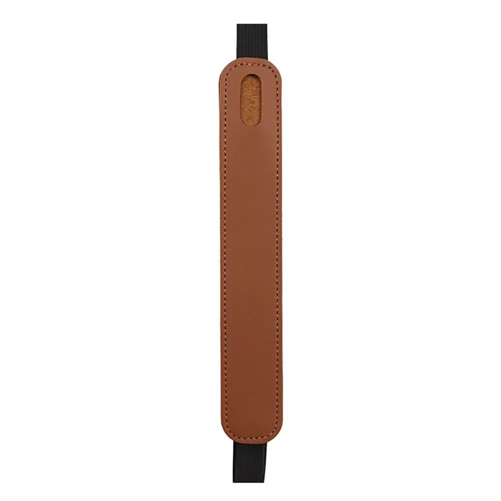 PU Leather Pencil Case – Elastic Buckle Stylus Pen Cover Stylus Pen Case Axl dark brown