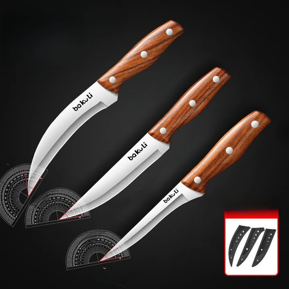 PLYS Professional Boning Knife – Forged Stainless Steel 14.8cm Boning Knife Axl 2PCS