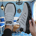 AZGB Lightweight Breathable Mesh Sneakers – Men & Women Casual Mesh Sneakers Axl Gray 43