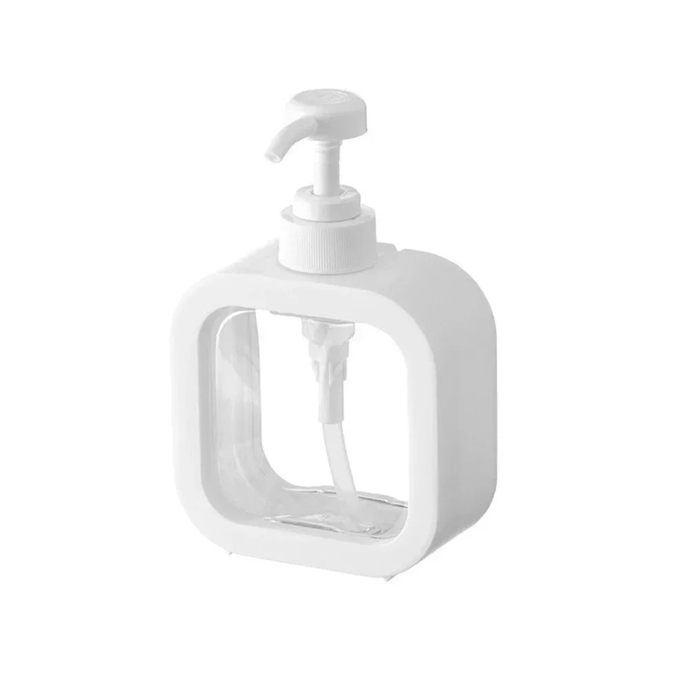 Transparent Soap Dispenser 300/500ML – Refillable Pump Bottle Soap Dispenser Axl 300ml White 1 As whown