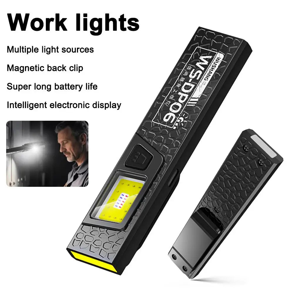 USB-C Rechargeable Mini Keychain LED Flashlight 600 Lumen Keychain Flashlight Axl