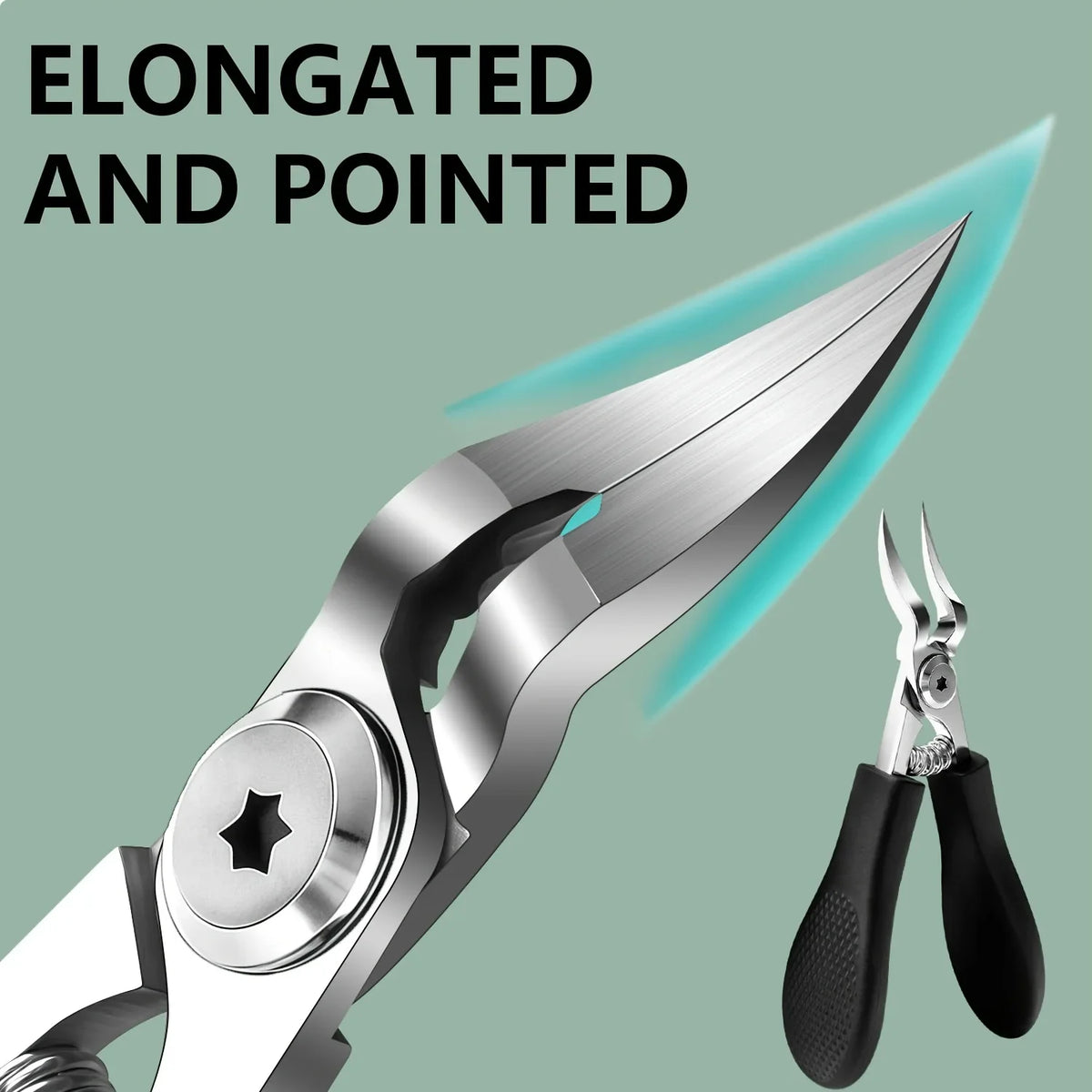 Podiatrist Nail Care Set – Heavy Duty Stainless Steel Clippers Nail Care Set Axl A
