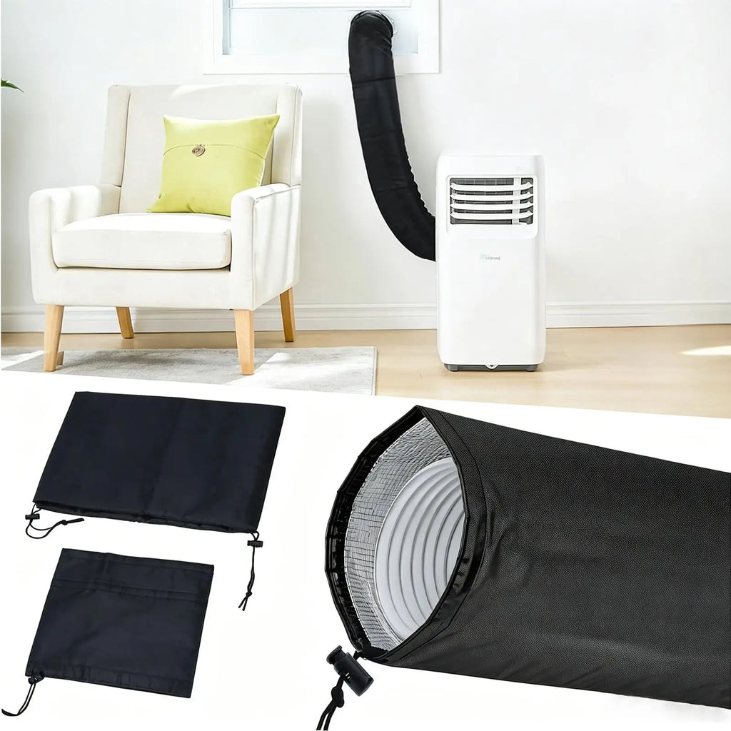 Portable AC Hose Insulation Sleeve – Heat-Resistant Vent Cover AC Hose Sleeve Axl