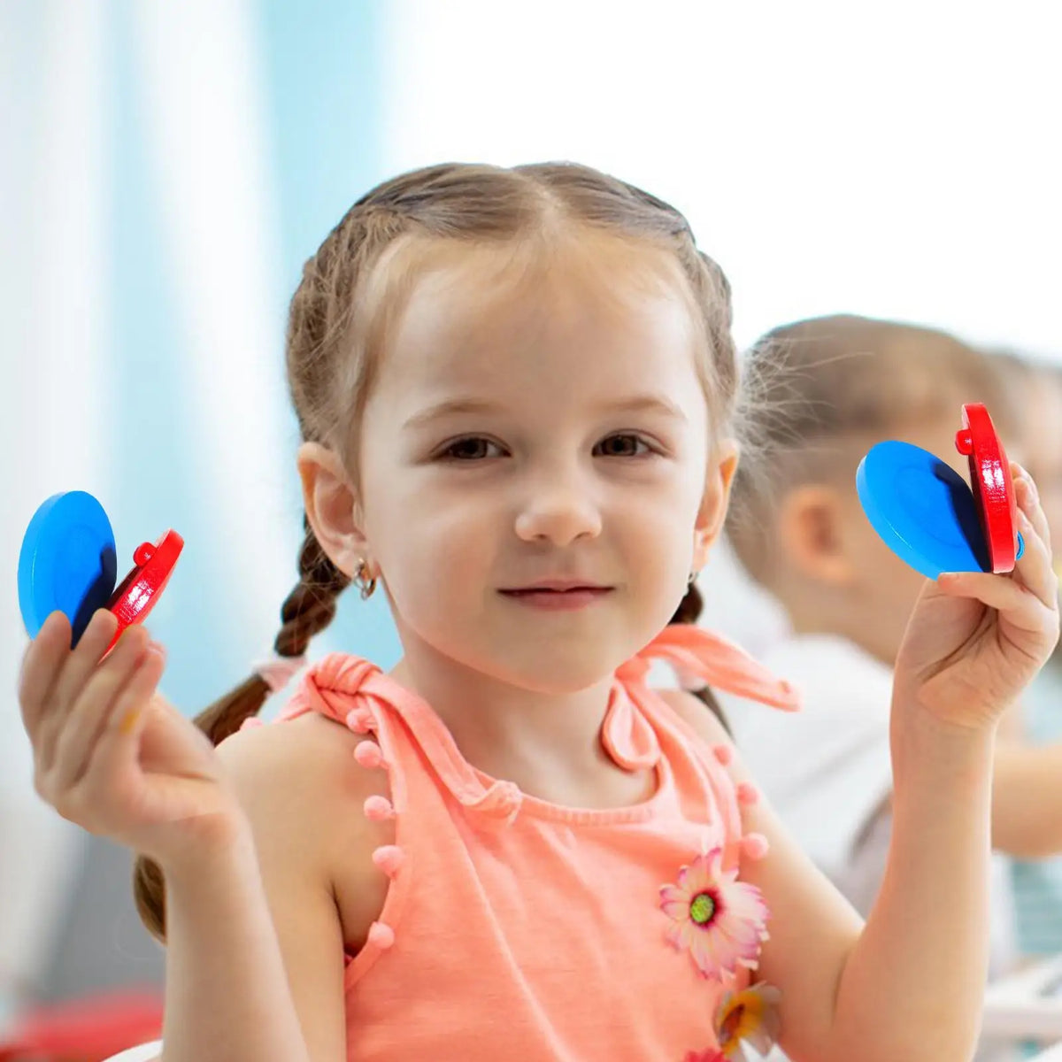 Wooden Finger Castanets – Kids Percussion Rhythm Toy Kids Percussion Toy Axl